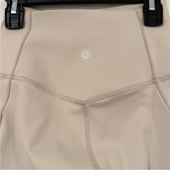 Athleta Salutation Stash Mesh Tight Cream size Small - Picture 8 of 9